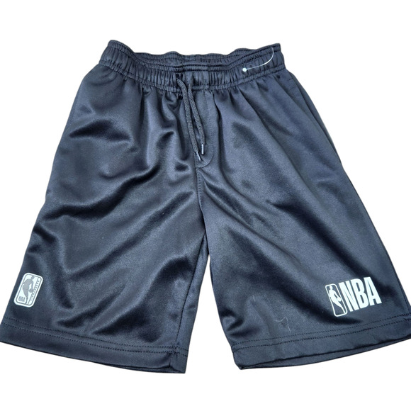 New NBA Basketball Shorts Boys Kids Medium 10-12 Black Athletic Shorts Kids - Picture 1 of 4